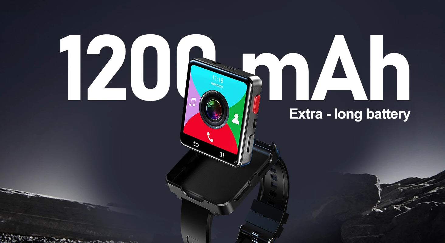 Montre connectée S222 4G – OLED 2,64", 4 Go + 64 Go, GPS, SIM et Appel Vidéo | Android