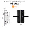 Serrure de porte numérique intelligente Tediton OEM Smart Home Tuya TTlock avec sonnette et application de contrôle Wi-Fi