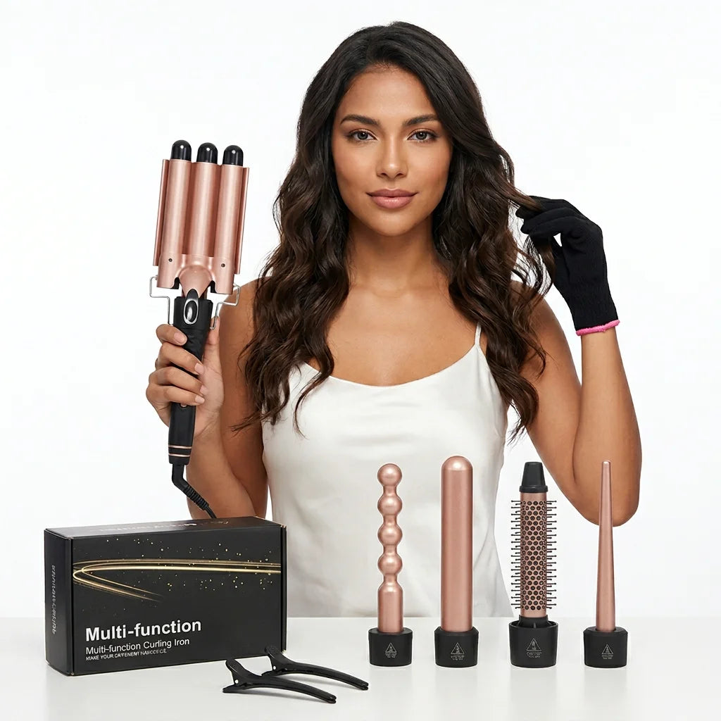 Fer à Boucler Électrique 25 mm | Revêtement Céramique, Température Réglable et Boucles Durables