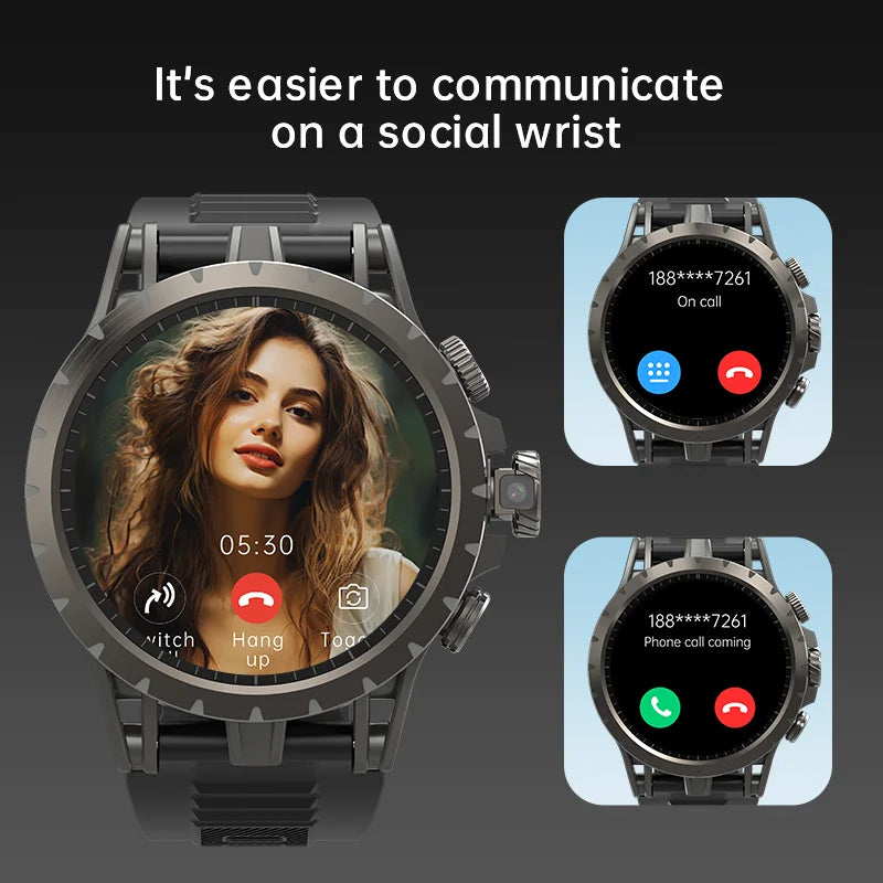 Montre connectée 5G 2026 – SIM, Android, NFC, Caméra, Appel Vidéo & Assistant IA