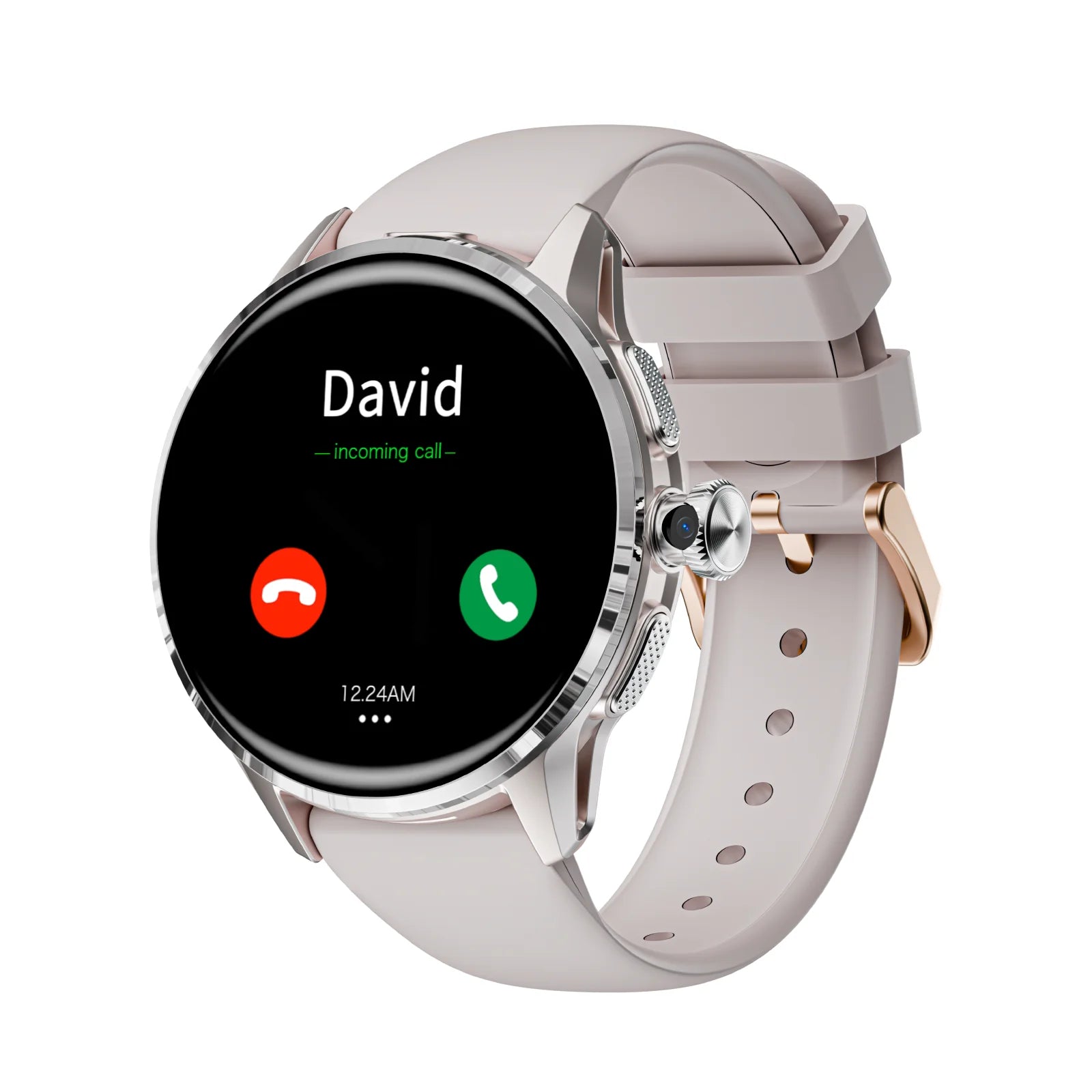 Montre connectée LOKMAT Appllp 3 – 4G, AMOLED Rond, 3+32GB, NFC, GPS & Appel Vidéo