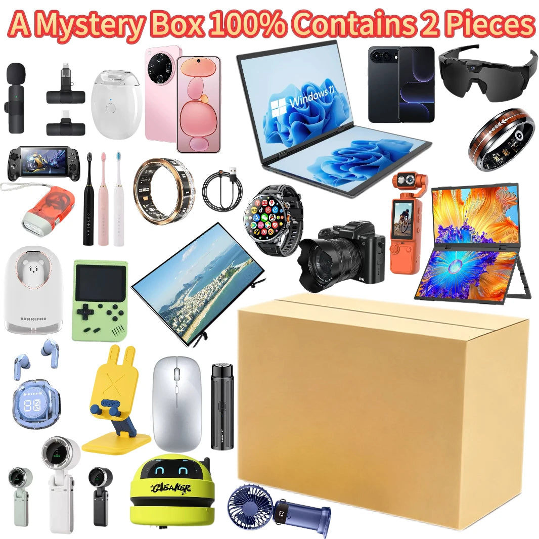Coffret Mystère 2 Pièces – Gadgets Électroniques Surprise 100% Mystérieux