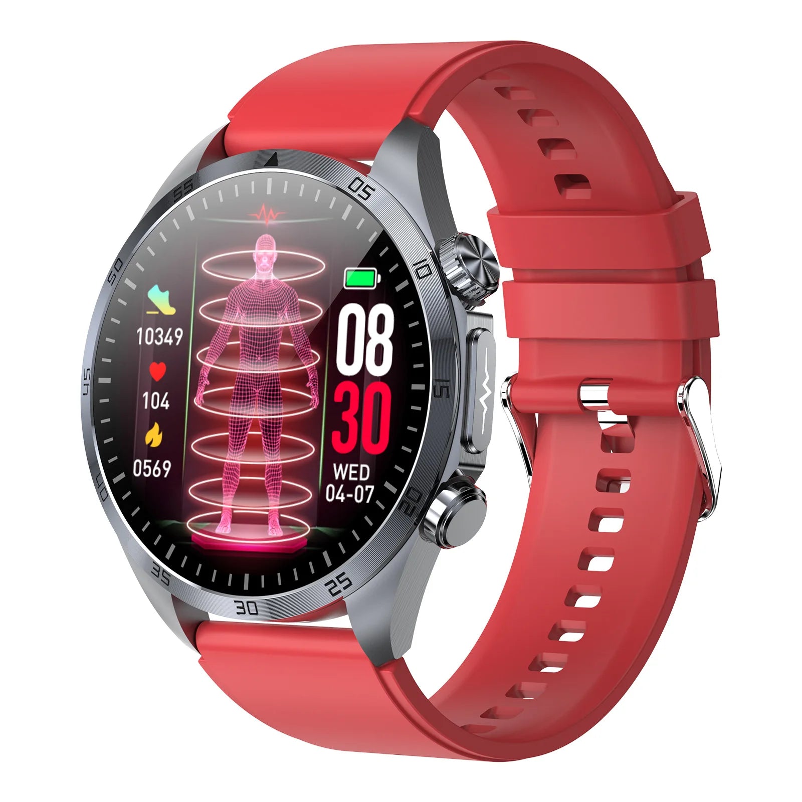 Montre Santé TK29 – ECG, Massage Sommeil, Pouls, Android & iOS | Mode