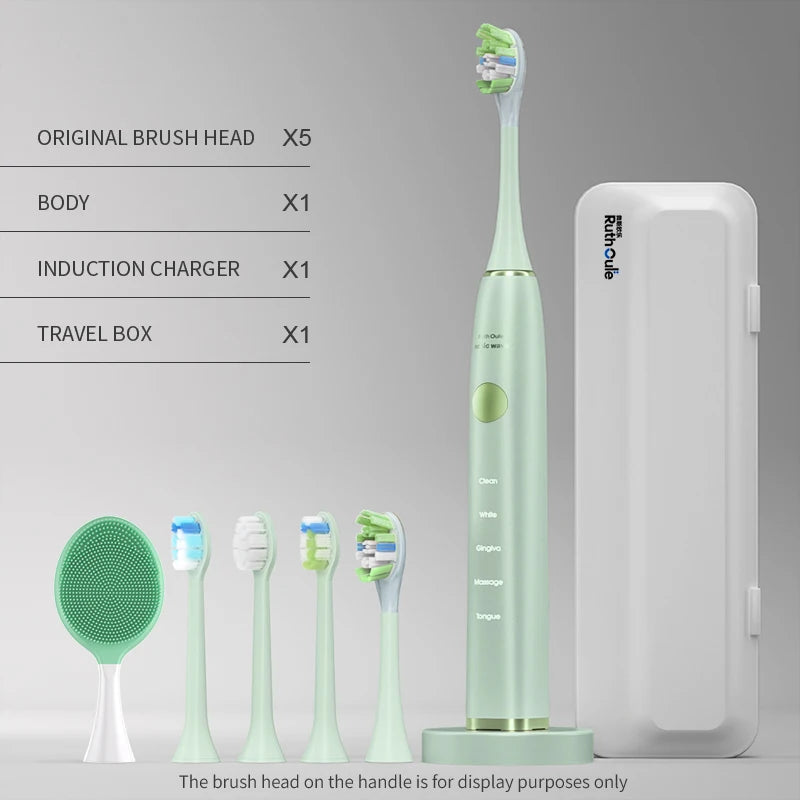 Brosse à Dents Sonique V8 Intelligente | 48K VPM, 5 Modes, Étanche, Blanchiment et Longue Autonomie