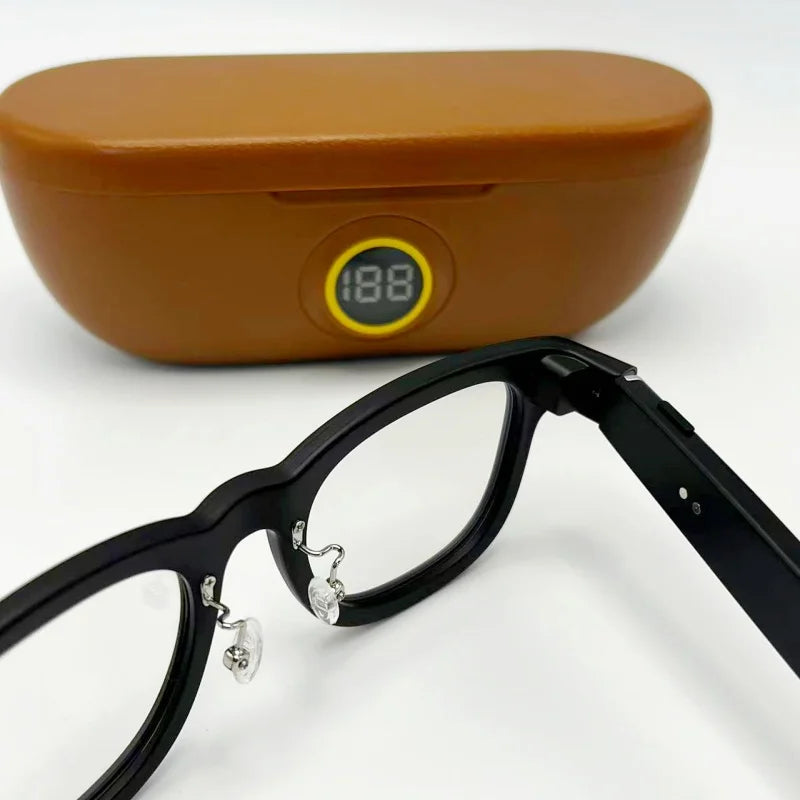 Lunettes IA X01 Ultra – Caméra 8MP, WiFi, ChatGPT & Appel BT | IPX6