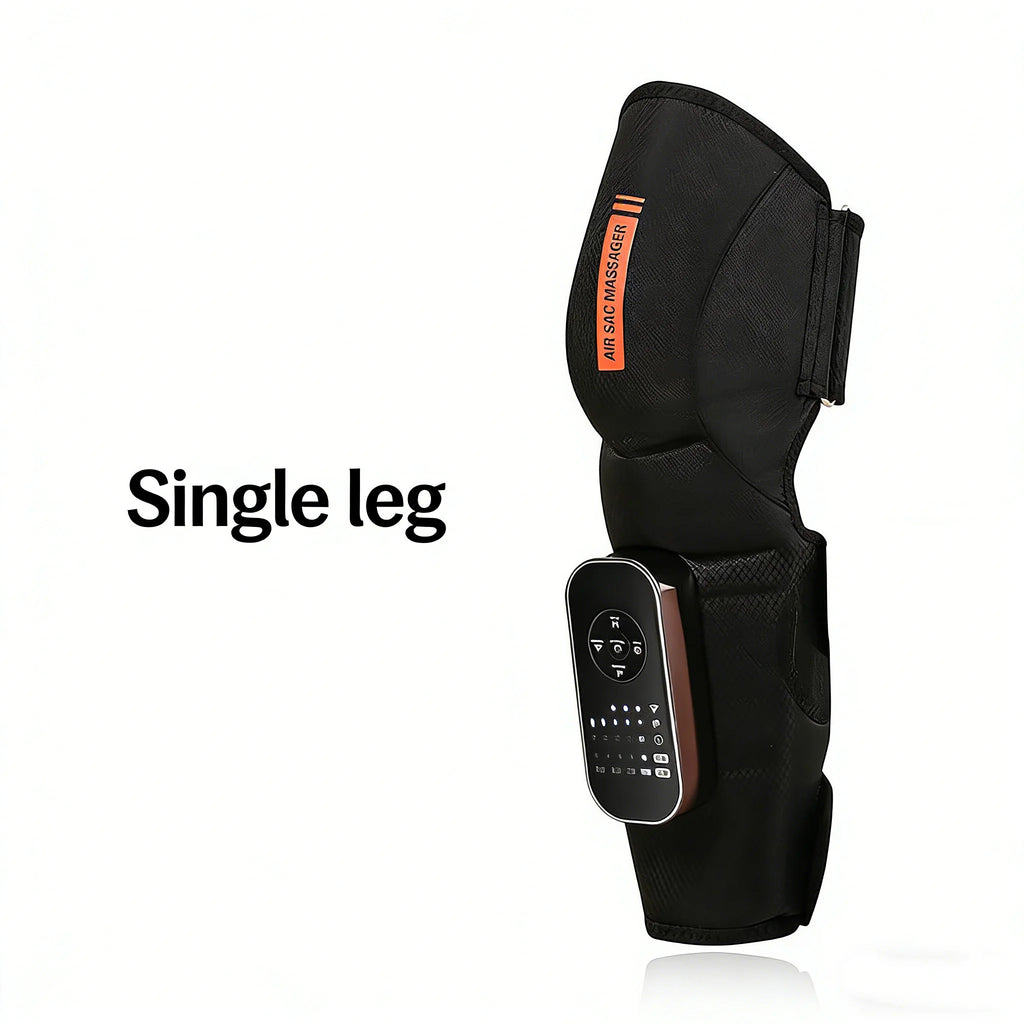 Masseur de jambes à compression rechargeable USB, modèle 2034, contrôle du temps, utilisation jambes