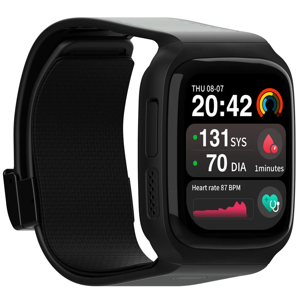 Montre Senior Wonlex HW20 – 4G, GPS, Tensiomètre Air Pump, SOS & Détection Chute