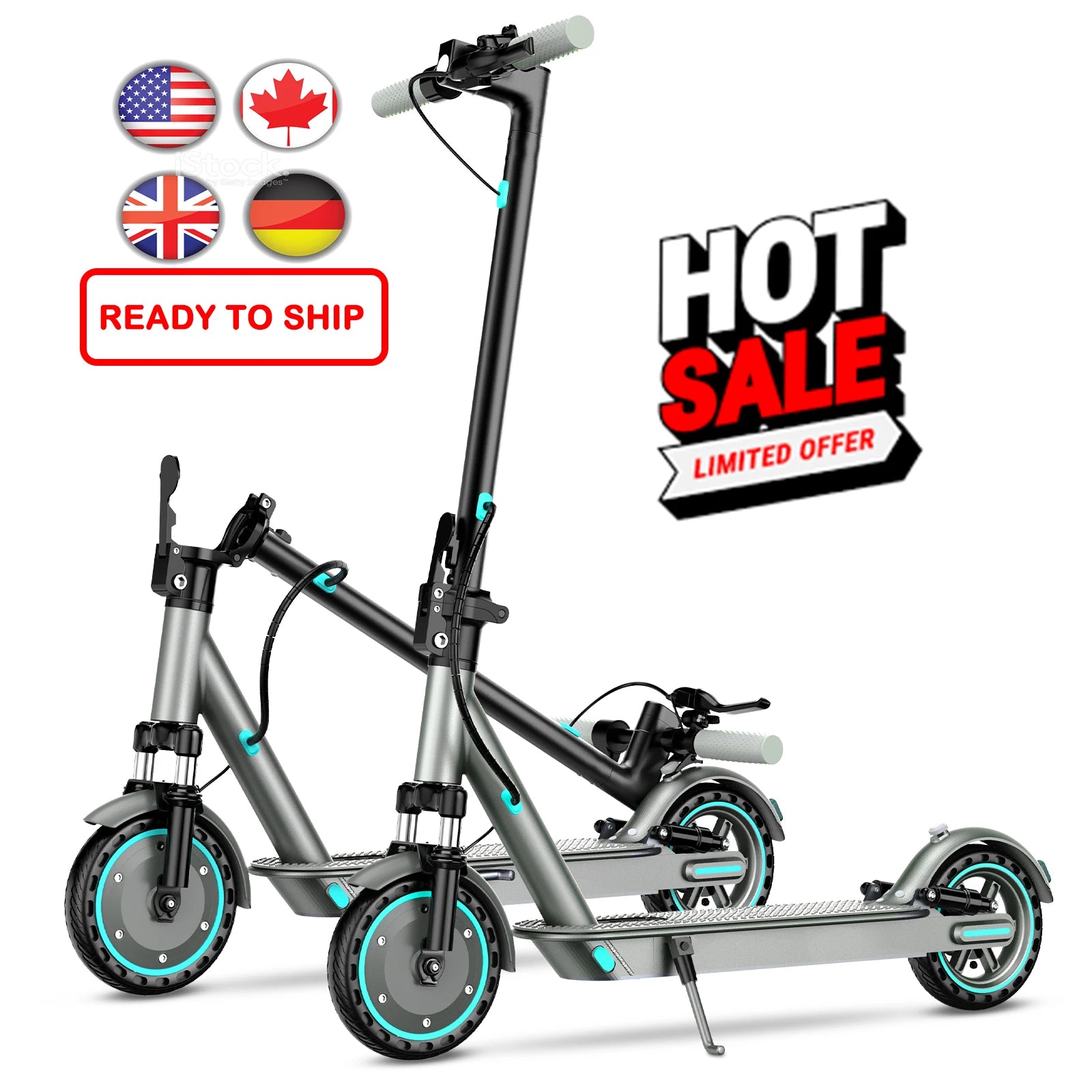 Scooter Électrique Adulte 250 W | Double Suspension, Batterie 10,5 Ah, Vitesse 25 km/h et Écran LED