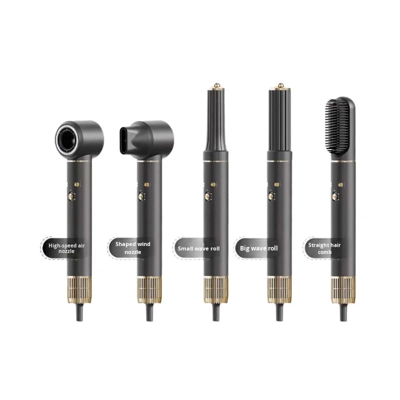 Sèche-cheveux 5 en 1 IFINE, ionique, 1300 W, 3 vitesses, boucles, 110/220 V