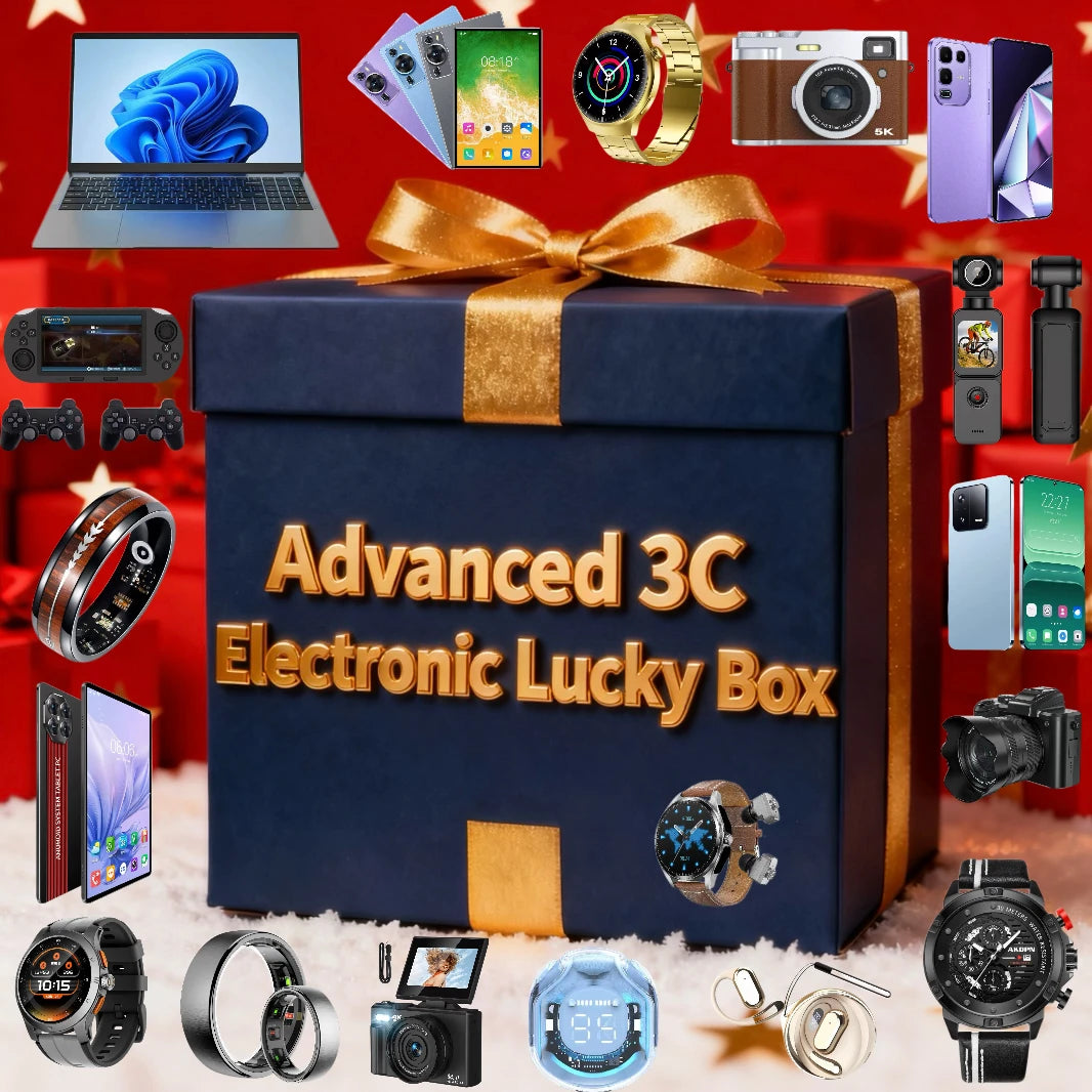 Box Mystère 100% Surprise – Smartwatch Haut de Gamme, Électronique 3C Lucky