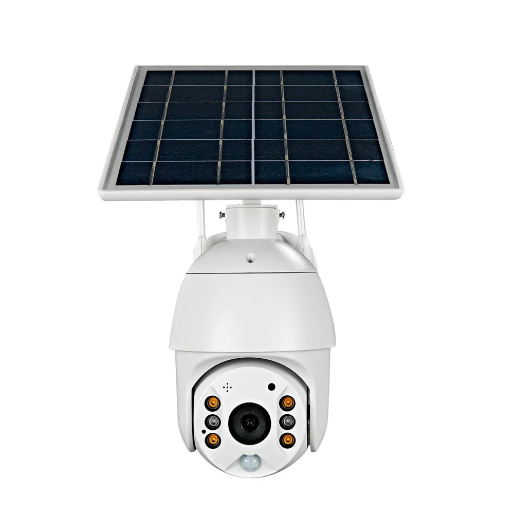 Caméra solaire 4G GOING tech NS-EG4, PTZ, 3-4 MP, IP65, WiFi/4G, vision nocturne, UBOX