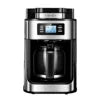 Machine à café automatique en acier inoxydable avec broyeur intégré, style américain, compact, idéal pour la cuisine, le bureau ou l'hôtel.