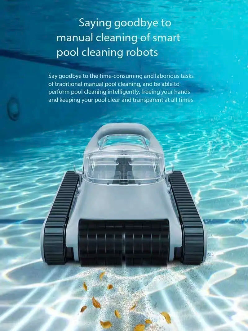 Robot nettoyeur de piscine JinDe ZM9 — charge 1-3h, prix EU/UK/US