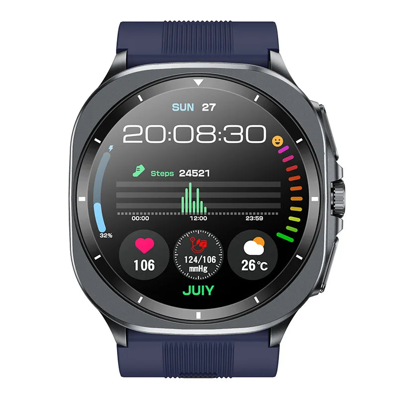 Smartwatch AMOLED TK65 | Bracelet Connecté avec Appels Bluetooth, NFC, ECG et Suivi Santé Avancé