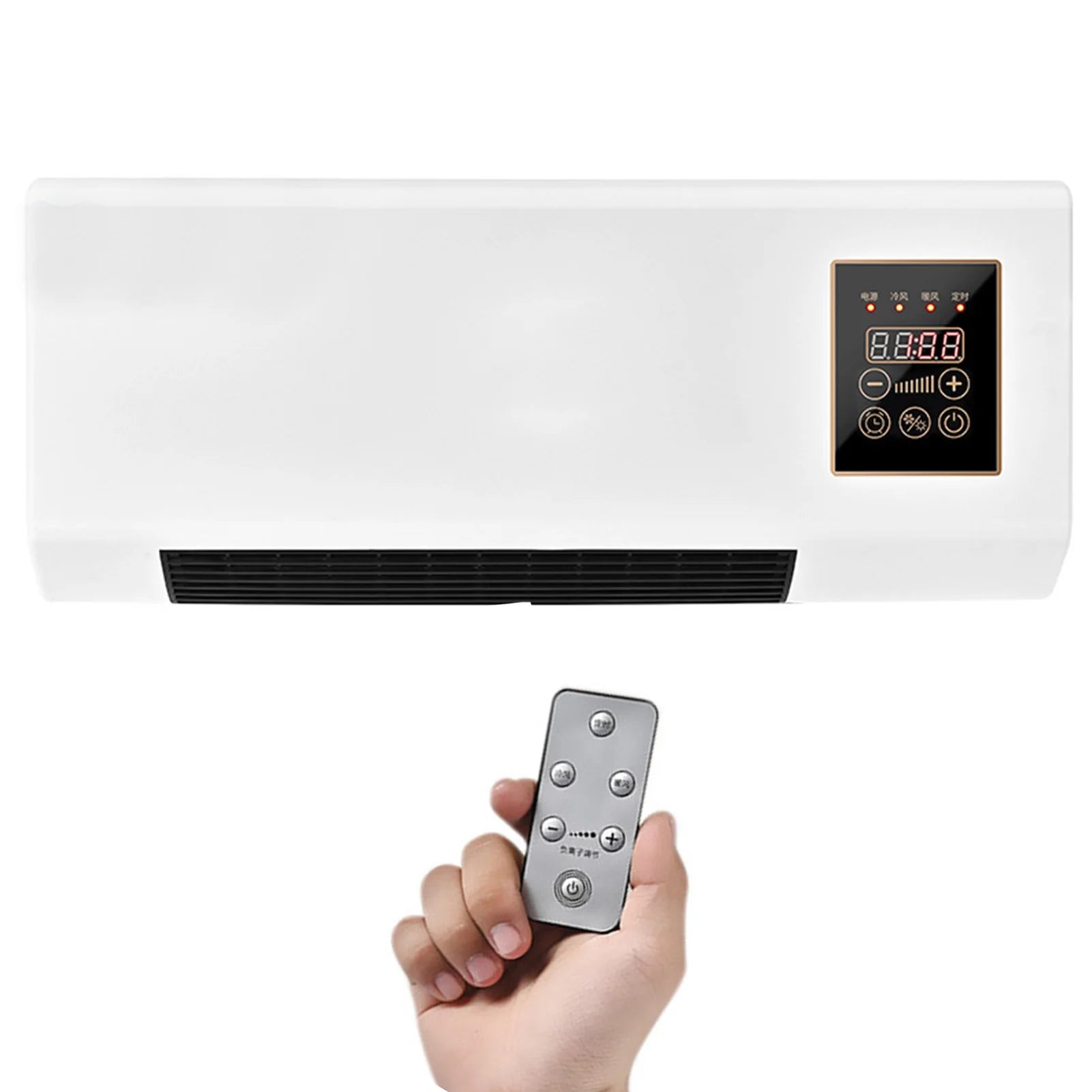 Mini climatiseurs muraux à température constante avec télécommande pour salon