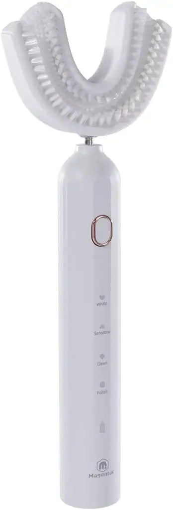 Brosse à Dents Électrique Forme U 360° | Nettoyage Automatique Ultrasonique et Blanchiment Dentaire