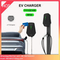 Borne de recharge intelligente HICI 7 kW/11 kW CA pour véhicules électriques, type 2, 16 A/32 A, borne de recharge pour véhicules électriques 22 kW