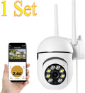 Caméra de surveillance IP Wi-Fi sans fil 8 MP avec zoom 4x, suivi audio bidirectionnel, vision nocturne couleur HD et caméra PTZ.