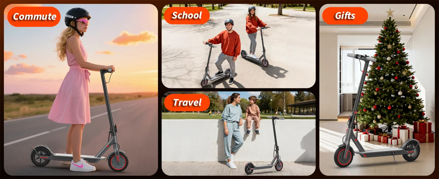 Trottinette électrique AOVOPRO ES80 350W, batterie 10,5 Ah, vitesse maximale de 30 km/h, contrôle via application intelligente, autonomie maximale de 34 km, pliable, pour adultes
