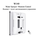 Robot lave-vitres à double jet d'eau avec télécommande, nettoyeur de vitres électrique pour fenêtres extérieures d'immeubles de grande hauteur, système anti-chute pour maison connectée