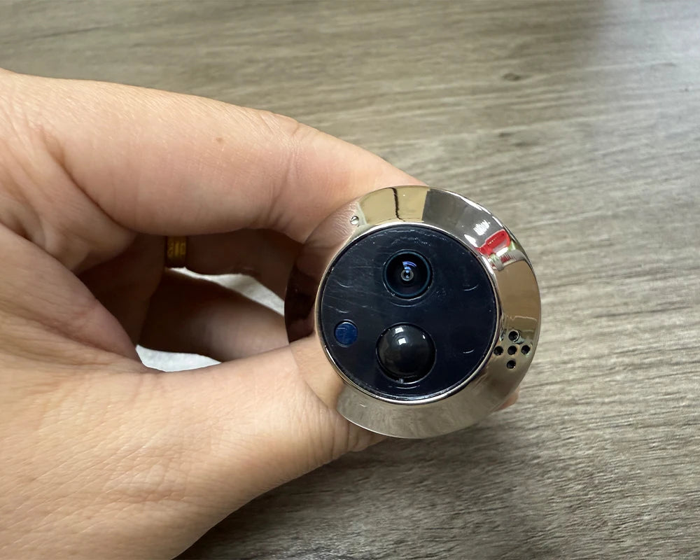 Judas Numérique Wi-Fi 3 MP | Caméra PIR, Application Tuya SmartLife et Batterie Rechargeable