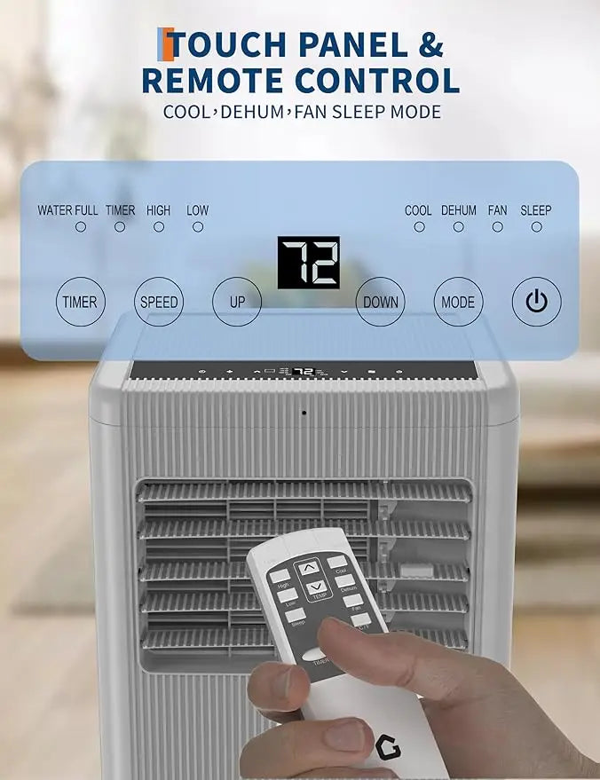 Climatiseur portable Acekool, alimentation CA, usage résidentiel