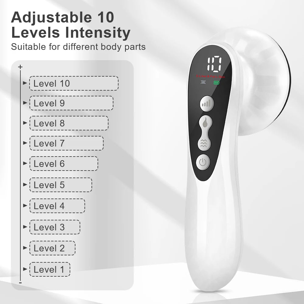 Masseur Anti-Cellulite Électrique 4 Modes | Appareil de Remodelage Corporel et Raffermissement de la Peau