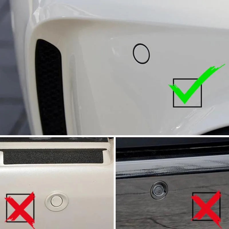 Kit de capteurs de stationnement Parktronic 4/6/8 avec radar de recul, alerte sonore et détection de distance par ultrasons pour voiture