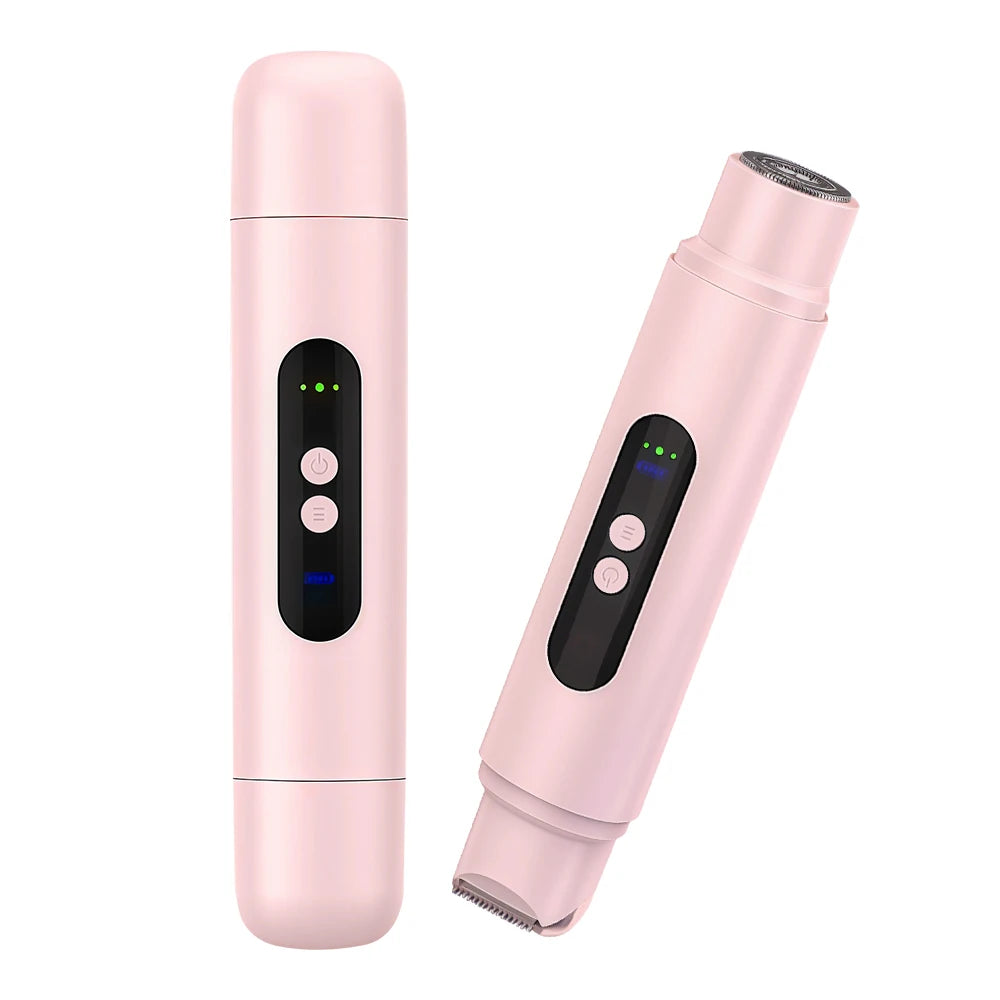 Épilateur AFDEAL, 2 têtes, sec/mouillé, rechargeable, certifié CE/RoHS, usage corps