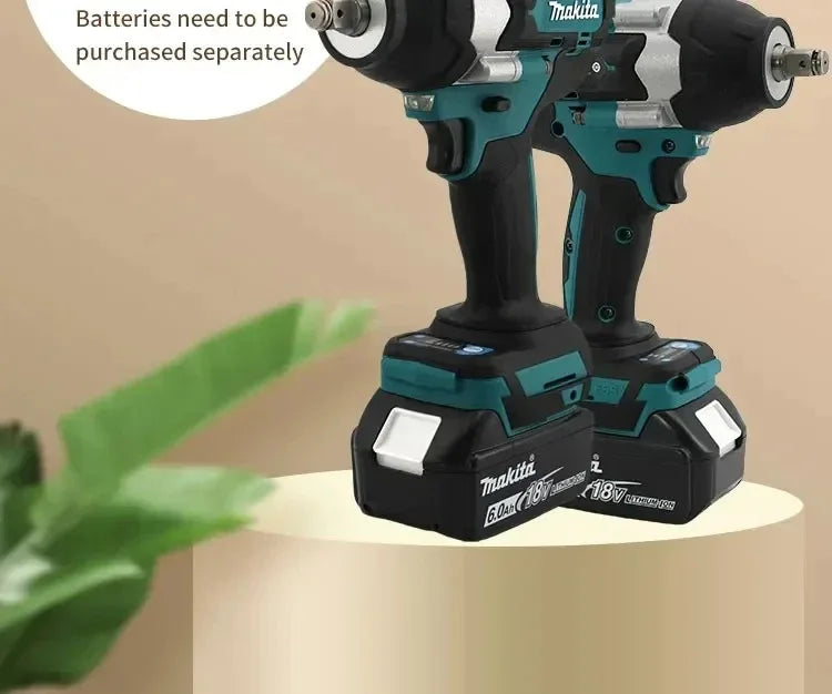 Clé à chocs électrique sans fil Makita Brushless DTW700, outil électrique compatible avec les batteries 18 V, pour la réparation automobile
