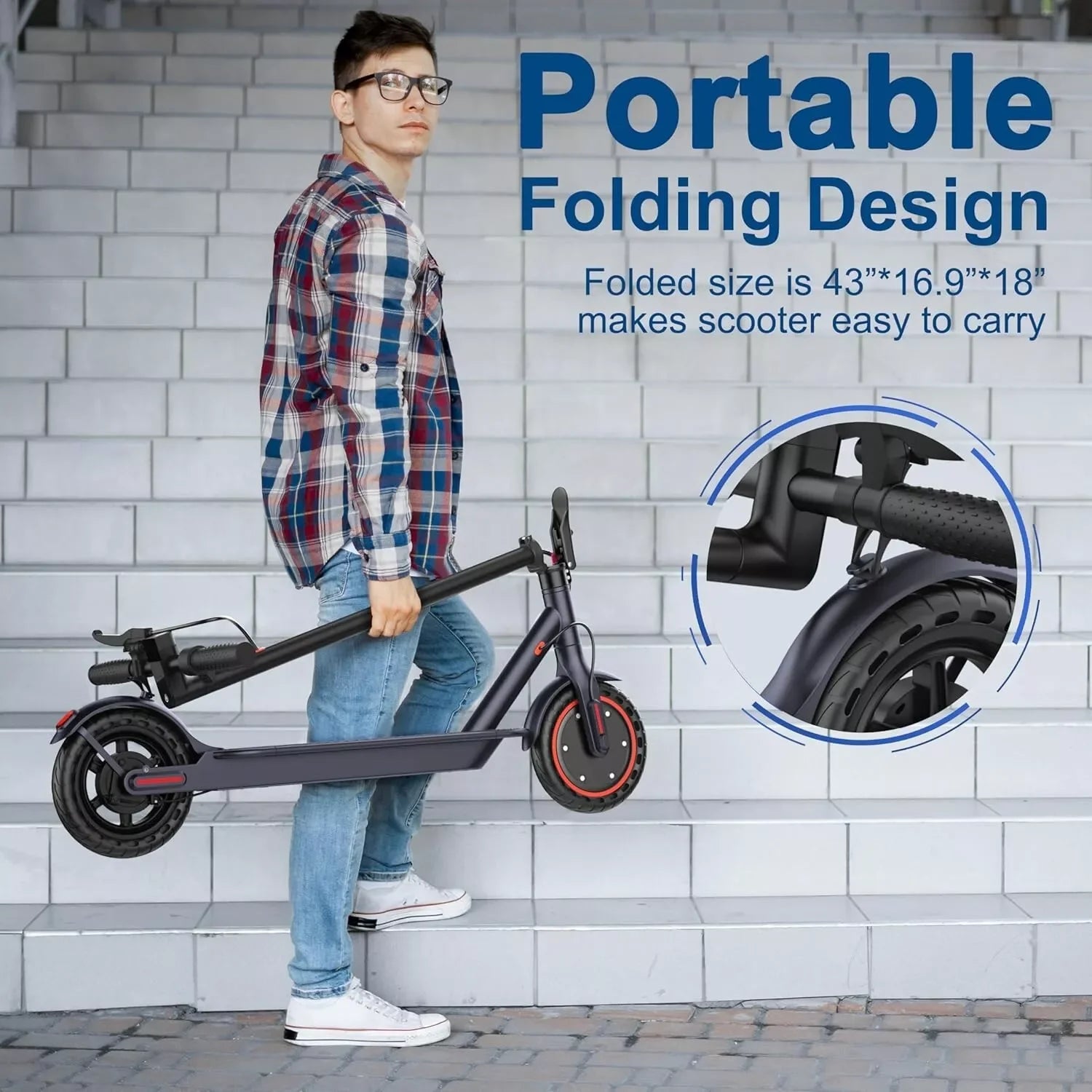 Trottinette électrique AOVOPRO LADPED LP60, 350 W, vitesse maximale de 30 km/h, pneus de 21,6 cm, souple, autonomie maximale de 25,7 km, pour adulte.