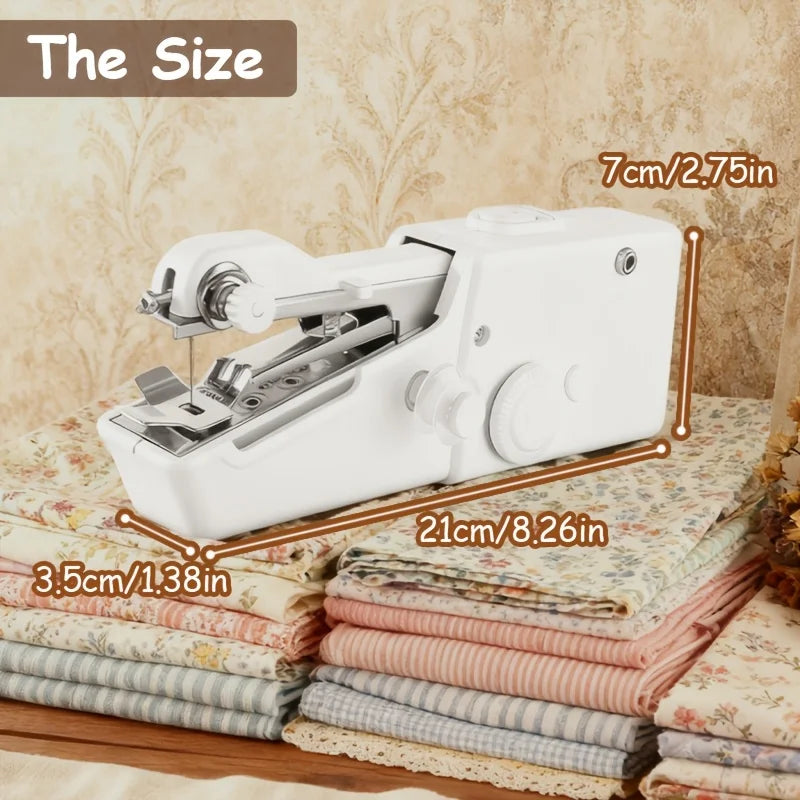 Kit de Couture Portable | Machine à Coudre Manuelle sur Piles pour Vêtements et Tissus avec Accessoires