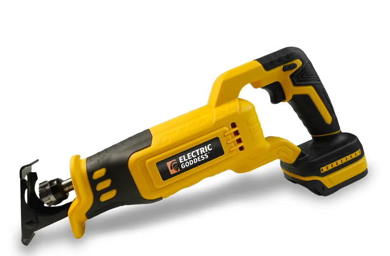 Scie alternative sans fil Electric Goddess WFJ003, moteur sans balais 20 V, 3000 W, coupe bois 100 mm