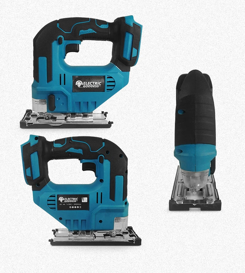 Scie sauteuse sans fil Electric Goddess, 18 V, 750 W, coupe bois/métal/PVC, 800-3500 tr/min