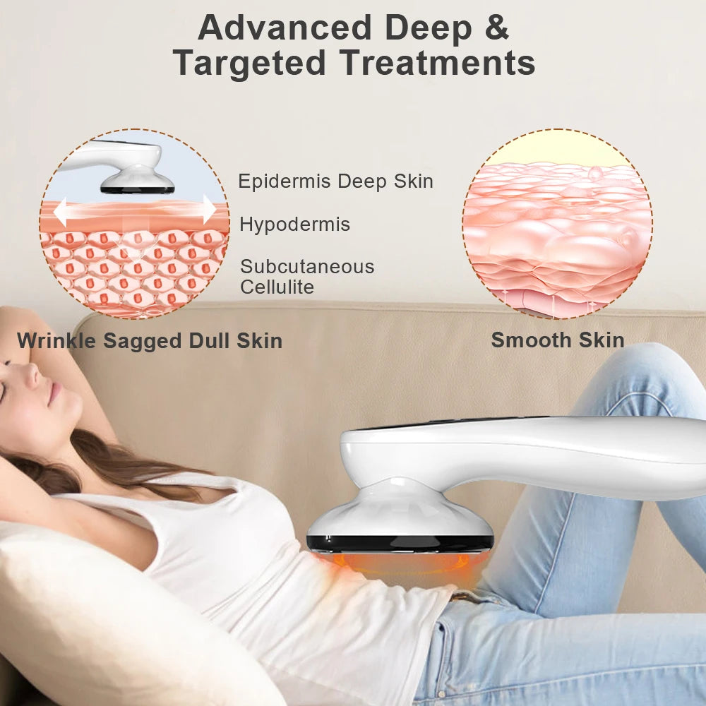 Masseur Anti-Cellulite Électrique 4 Modes | Appareil de Remodelage Corporel et Raffermissement de la Peau
