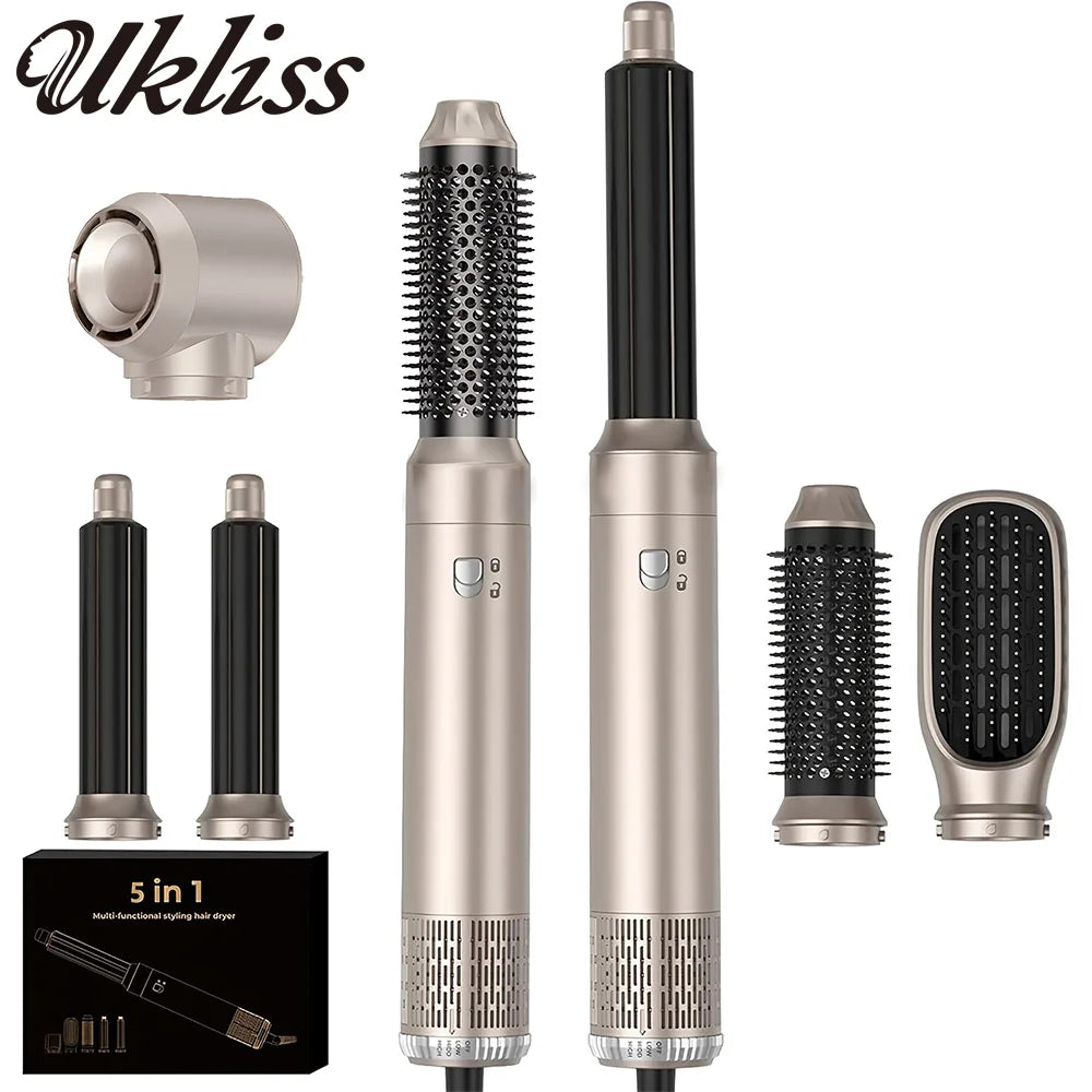 Sèche-cheveux UKLISS, certifié CE/FCC/UL, 100-240 V universel, ionique