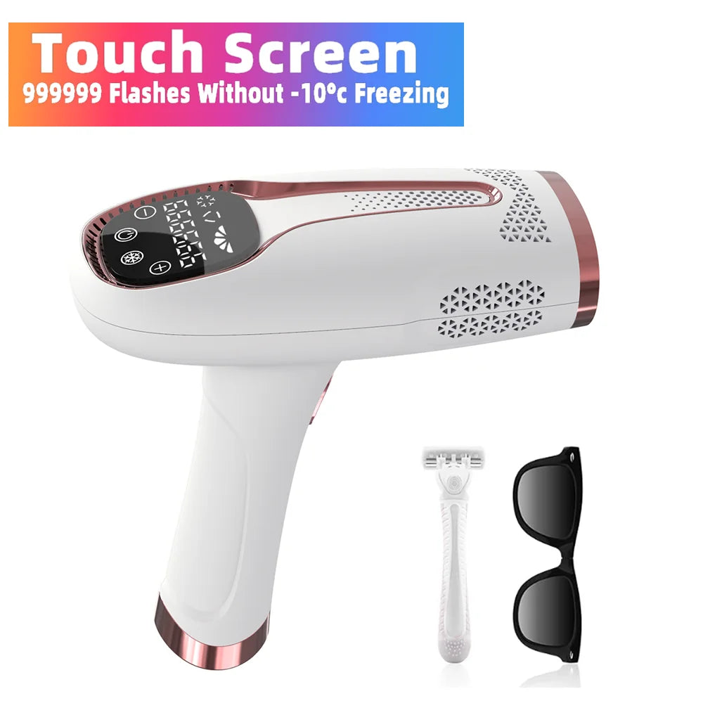 Épilateur laser IPL 999999 flashs pour femmes, usage domestique, épilation indolore, épilateur électrique pour maillot, livraison directe