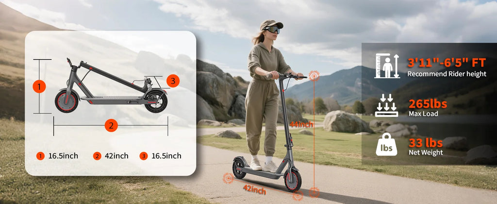 Trottinette électrique AOVOPRO ES80 350W, batterie 10,5 Ah, vitesse maximale de 30 km/h, contrôle via application intelligente, autonomie maximale de 34 km, pliable, pour adultes