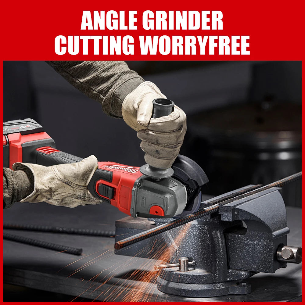 Meuleuse d'angle sans fil Milwaukee M18 de 125 mm avec interrupteur à palette sans verrouillage pour le polissage et la découpe