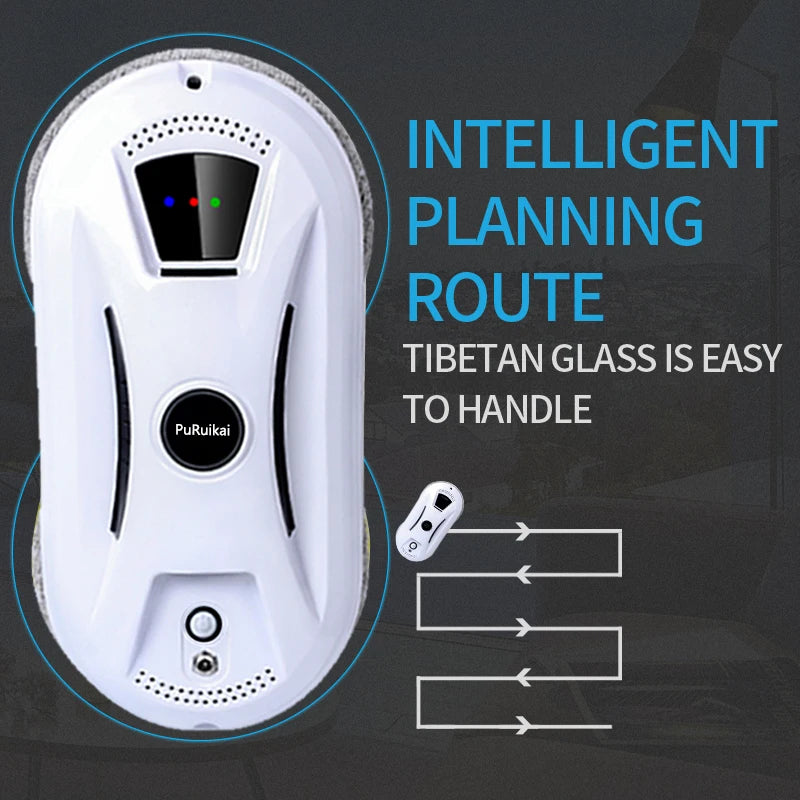 Robot nettoyeur de vitres PuRuikai N361, cordon 5 m, certifié CE, prix UE