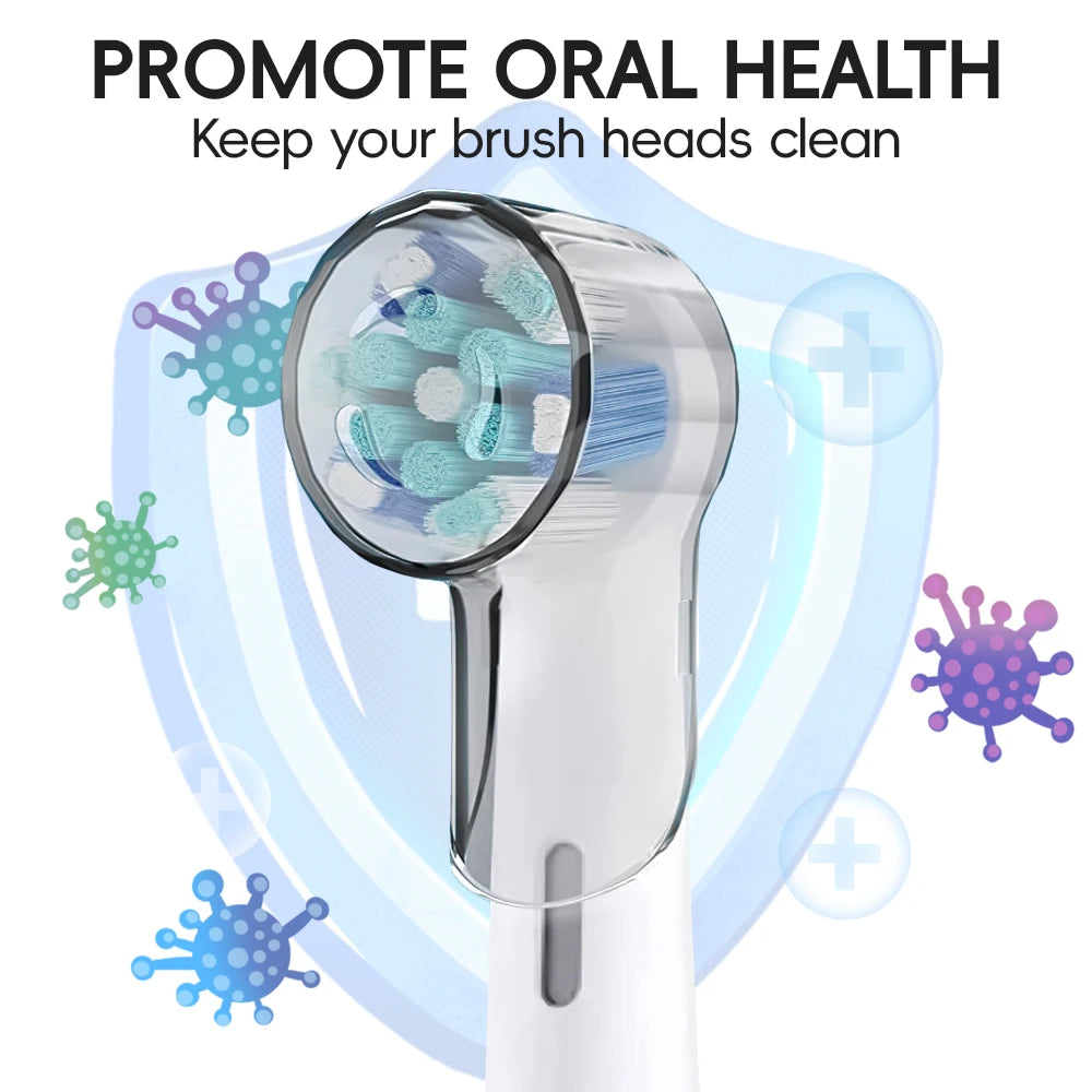 Capuchons de Protection pour Têtes Oral-B iO | Accessoires Anti-Poussière pour Brosses à Dents Électriques