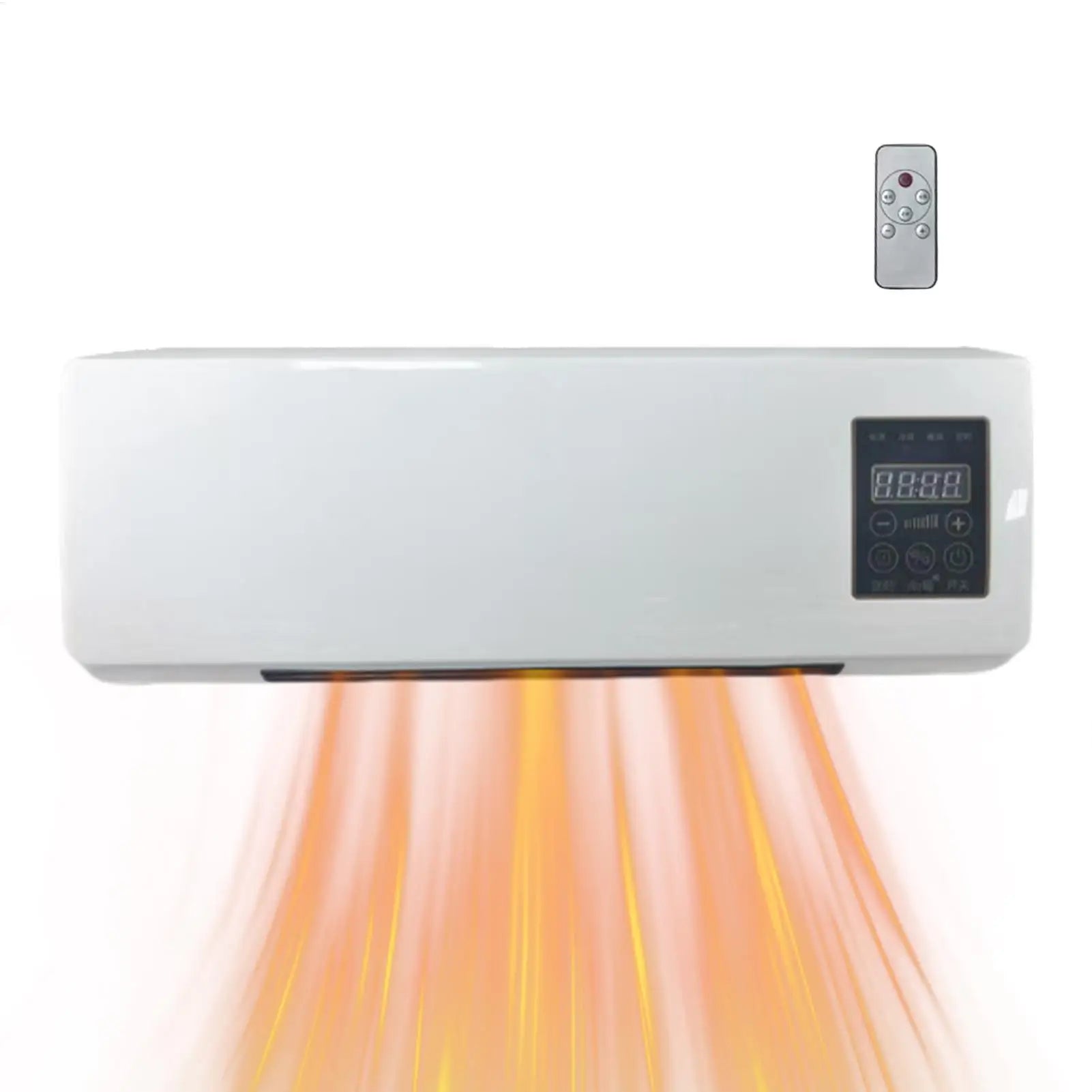Ventilateur de climatisation portable blanc, certifié DEEE