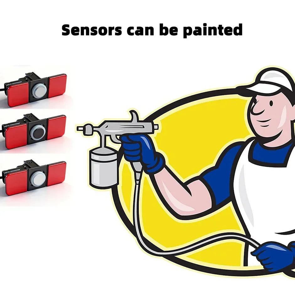 Kit de capteurs de stationnement Parktronic 4/6/8 avec radar de recul, alerte sonore et détection de distance par ultrasons pour voiture