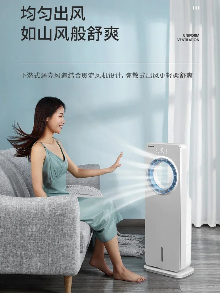 Climatiseur mobile HAOYUNMA 65 W, télécommande, minuterie 7,5h, 220 V, certifié CE