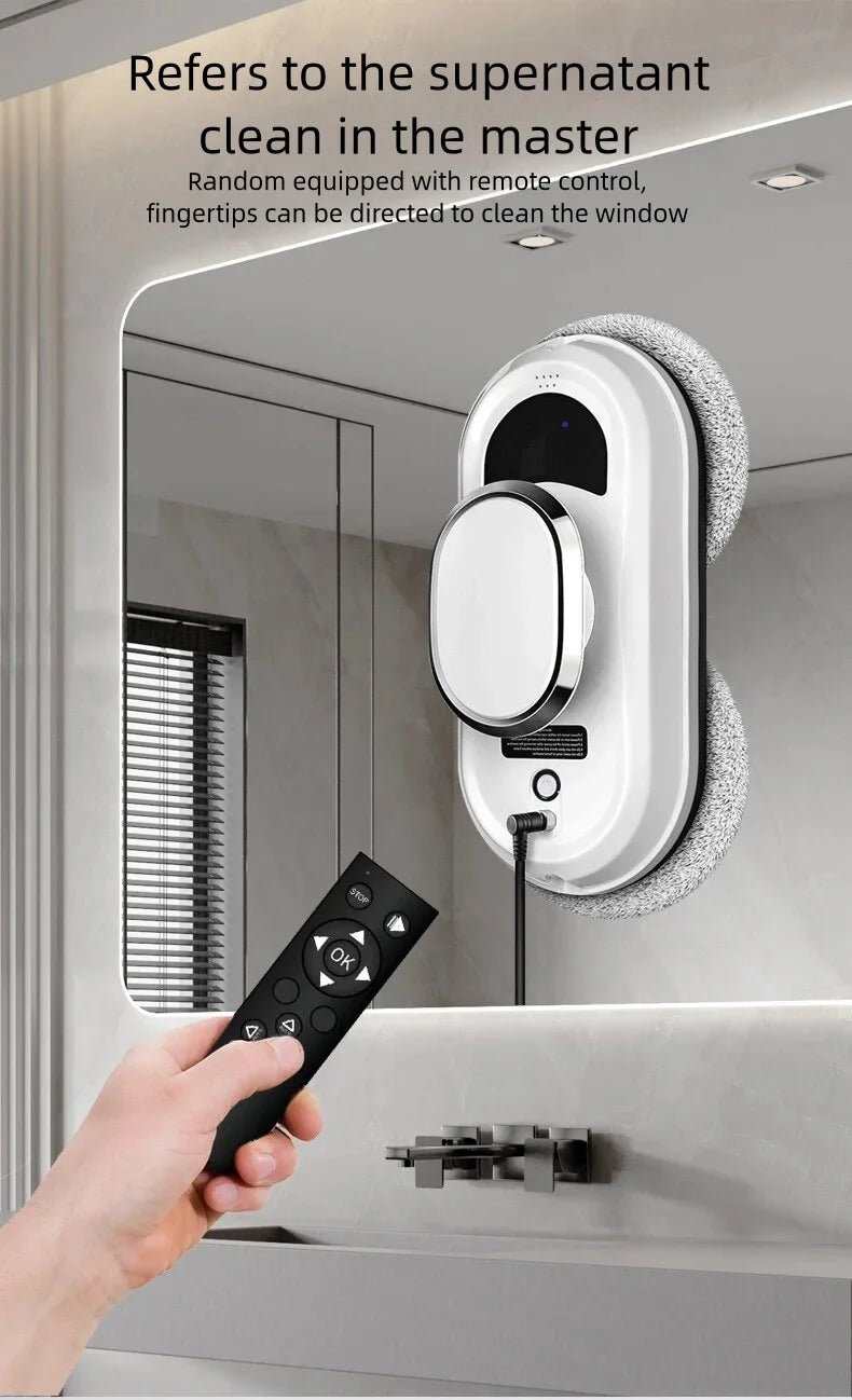 Robot nettoyeur de vitres intelligent, aspirateur robot, nettoyeur de vitres électrique, télécommande pour la maison