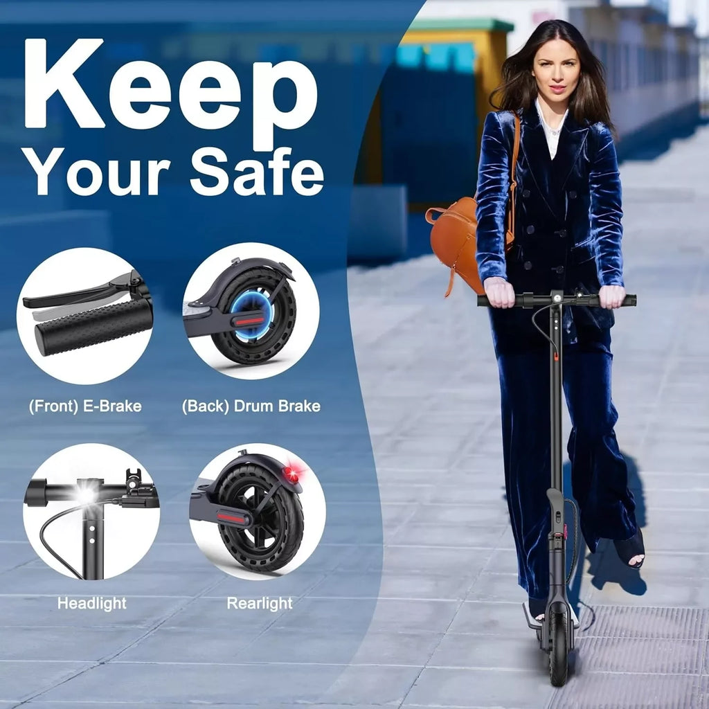 Trottinette électrique AOVOPRO LADPED LP60, 350 W, vitesse maximale de 30 km/h, pneus de 21,6 cm, souple, autonomie maximale de 25,7 km, pour adulte.