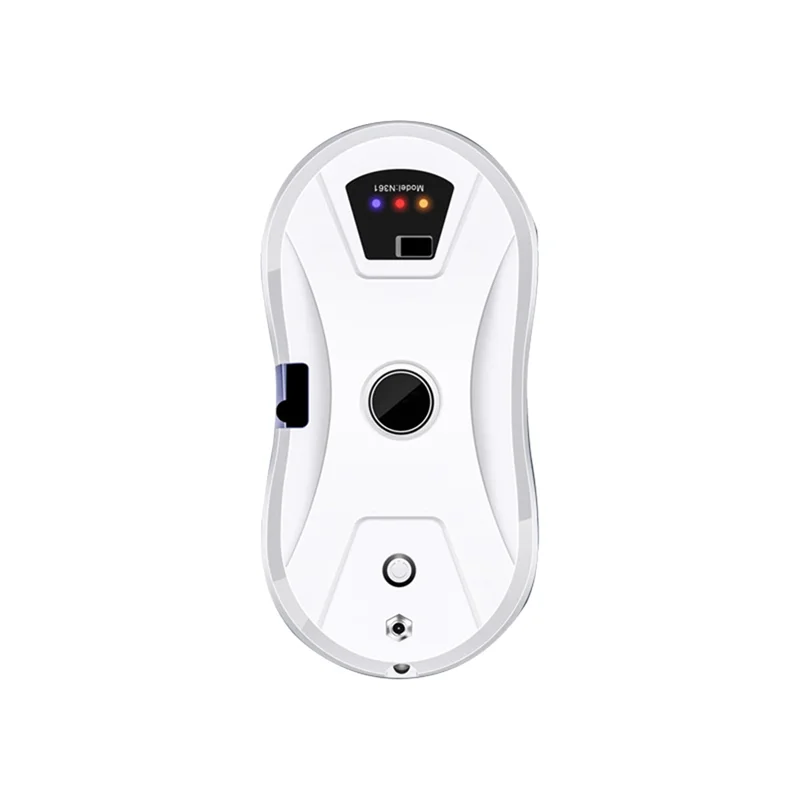 Robot nettoyeur de vitres ABAC avec jet d'eau, ultra-fin, essuie-vitres à sec et à eau, prise américaine.