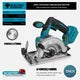 Scie électrique circulaire sans balais 5/7 pouces, angle de coupe de 45 degrés, outil de scie à bois portatif pour batterie Makita 18 V