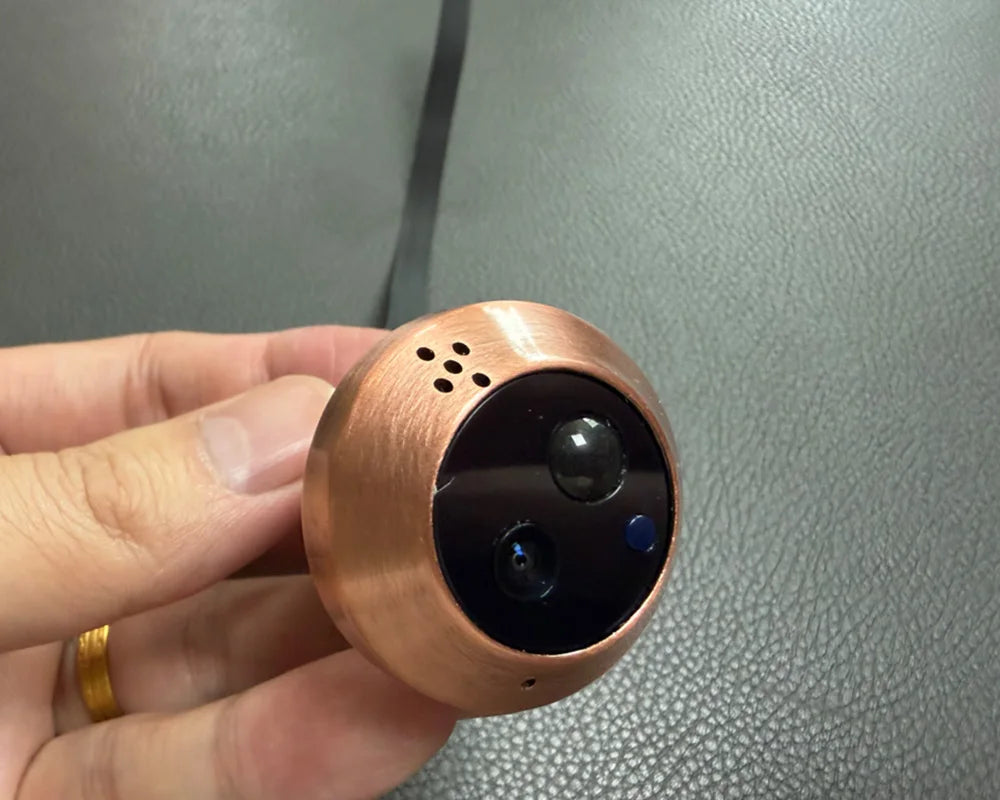 Judas Numérique Wi-Fi 3 MP | Caméra PIR, Application Tuya SmartLife et Batterie Rechargeable