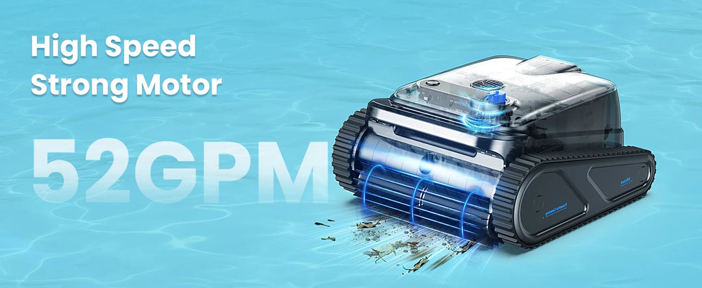 Vastorm 2026 Robot nettoyeur de piscine Y50S amélioré : autonomie de 130 minutes, stationnement automatique, puissant, sans fil, nettoyage automatique des sols et des parois.